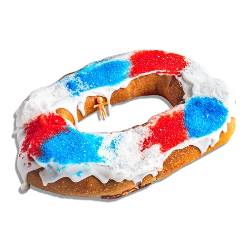 TRADITIONAL FOURTH OF JULY KING CAKE PACKAGE